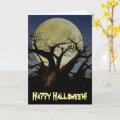 Carte Serengeti, Halloween heureux ! (Fleur jaune)