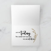 Carte Serenity 12 Step Recovery with Fox on Wood (Intérieur)