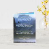 Carte Serenity Prayer (Fleur jaune)