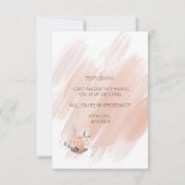 Carte Serez-Vous Ma Femme D'Accueil Moderne Boho Rose (Dos)