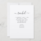 Carte Serez-Vous Ma Femme D'Accueil ? Proposition de la (Dos)