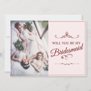Carte Serez-Vous Ma Femme D'Accueil ? Trois Bridesmaitre