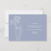 Carte Serez-Vous Ma Fille Fleur Fleurs Perdues (Dos)