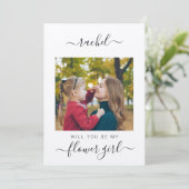 Carte Serez-Vous Ma Proposition De Fête De Mariage Fille (Debout devant)