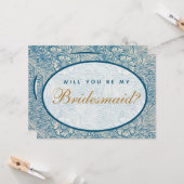 Carte Serez-Vous Ma Proposition De Servante D'Accueil Bl (Devant/Arrière en situation)