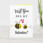 Carte Serez-Vous Ma Saint-Valentin ? Saint Valentin (Devant)