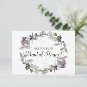 Carte Serez-vous ma servante de l'Aquarelle d'honneur La (Debout devant)