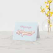 Carte Serez-vous ma servante d'honneur, ma proposition d (Fleur jaune)