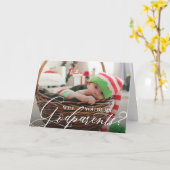 Carte Serez-vous mes parents d'enfants Photo (Fleur jaune)