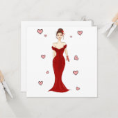 Carte Serez-vous mon gf, illustration (Devant/Arrière en situation)