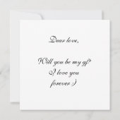 Carte Serez-vous mon gf, illustration (Dos)