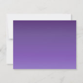 Carte Serez-Vous Mon Groomsman ? Fleurs mauves violettes (Dos)