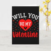 Carte Serez-vous mon Valentin - Cœur d'amour Joyeuse Sai (Fleur jaune)