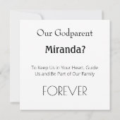 Carte Serez-vous notre DieuParent Twins Baby Photo (Dos)