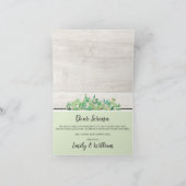 Carte Serez-Vous Notre Fille Fleur ? Botanique rustique (Intérieur)