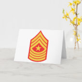 Carte Sergent-major (Fleur jaune)