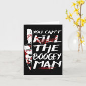 Carte Serial Killer You Can´t Kill The Boogeyman Horror (Fleur jaune)