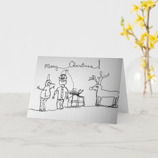 Carte Série de contours (Fleur jaune)