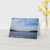 Carte Série de lacs de truites (Fleur jaune)