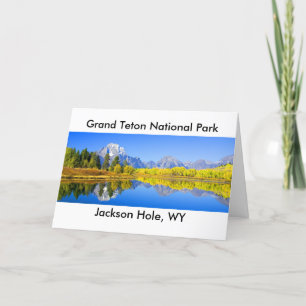 Carte Série grande 1 de parc national de Teton