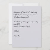 Carte Série mariage "Best Man" (Dos)