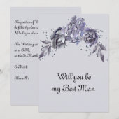 Carte Série mariage "Best Man" (Devant / Derrière)