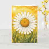 Carte Série Radiant Petal – Daisy (Fleur jaune)