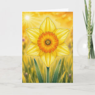 Carte Série Radiant Petal – Jonquille