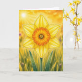 Carte Série Radiant Petal – Jonquille (Fleur jaune)