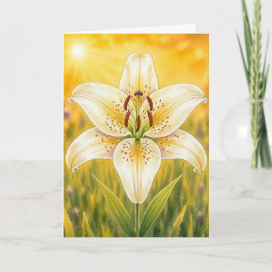 Carte Série Radiant Petal – Lily