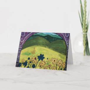 Carte Série rêveuse : Les fleurs