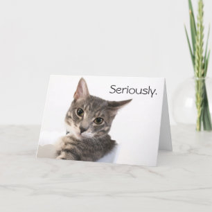 Carte Sérieusement Buster Anniversaire