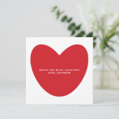 Carte Seriez-vous ma Saint-Valentin ? (Debout devant)