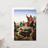 Carte Sermon sur le Mont (Devant/Arrière en situation)