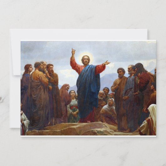Carte Sermon sur le Mont (Devant)
