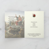 Carte Sermon sur le Mont Sympathy funeral Beatitudes (Intérieur)