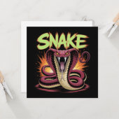 Carte Serpent. (Devant/Arrière en situation)