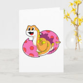 Carte Serpent à l'œuf (Fleur jaune)