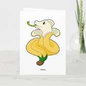 Carte Serpent avec Banane (Dos)