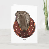 Carte Serpent avec beignet (Dos)