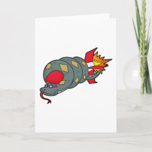 Carte Serpent avec fusée