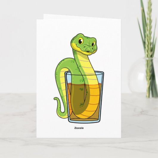 Carte Serpent avec jus (Dos)