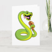 Carte Serpent avec poulet (Devant)