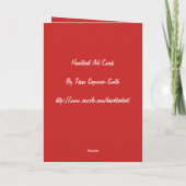 Carte Serpent d'anniversaire de feu (Dos)