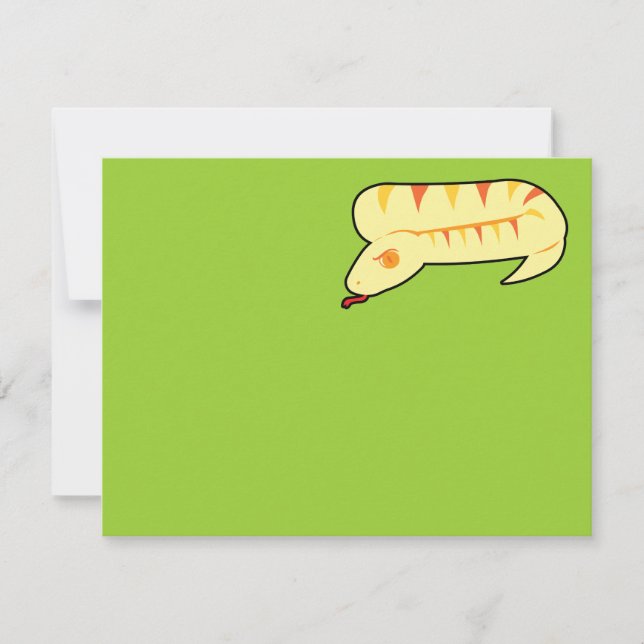 Carte Serpent rayé (Devant)