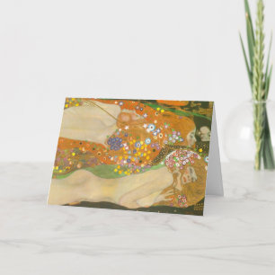 Carte Serpents d'eau II de Gustav Klimt, Art nouveau