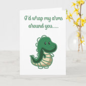 Carte Serre dans mes bras (Fleur jaune)