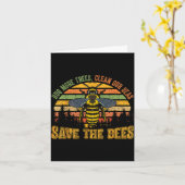 Carte Serrez plus d'arbres nettoyez les mers sauvez les  (Fleur jaune)