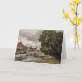 Carte Serrure et moulin de John Constable | Dedham (Fleur jaune)