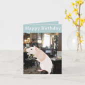 Carte Serveur Rat surréaliste modifiable (Fleur jaune)